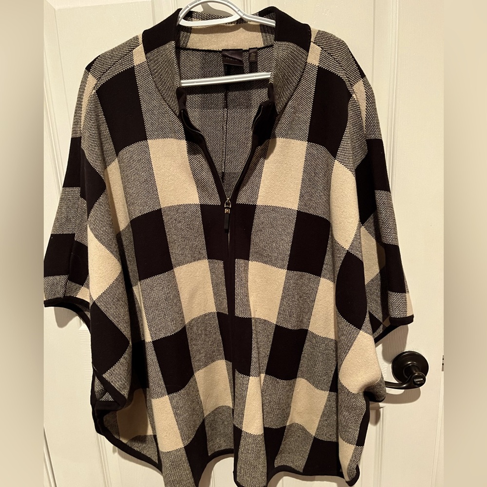 Poncho with Zipper